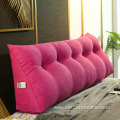 Korean Velvet Triangle Cushion Lengthened Bedside Cushion